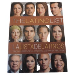 Antique The Latino List La Lista de Latinos Hardcover Book