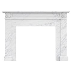 The Laurent :  The Classic Marble Fireplace in the Regency Style (Cheminée en marbre classique de style Régence)
