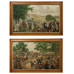 The Lawn at Goodwood and The Meet of the Four-in-Hand Club, Hyde Park