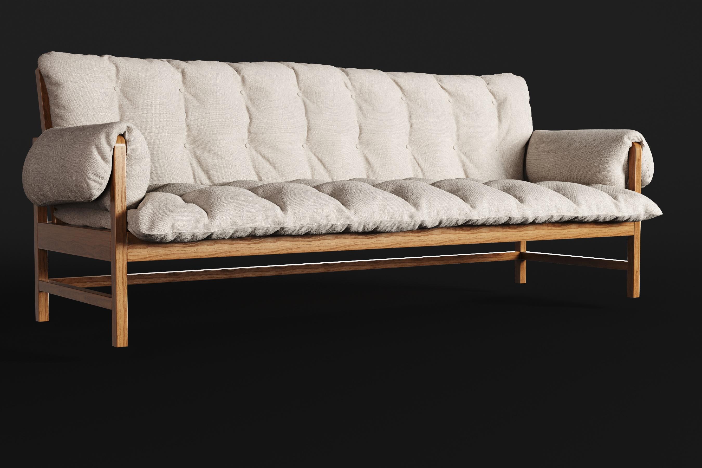 Das Sofa Lazy zeichnet sich durch schlanke, sanfte und fließende Linien aus und wurde sorgfältig entworfen, um sowohl Komfort als auch Eleganz auszustrahlen. Die Polsterung besteht aus einer Füllung aus silikonisierten Fasern in Kombination mit