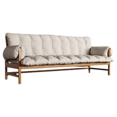 The Lazy. Brazilian solid wood with linen upholstery