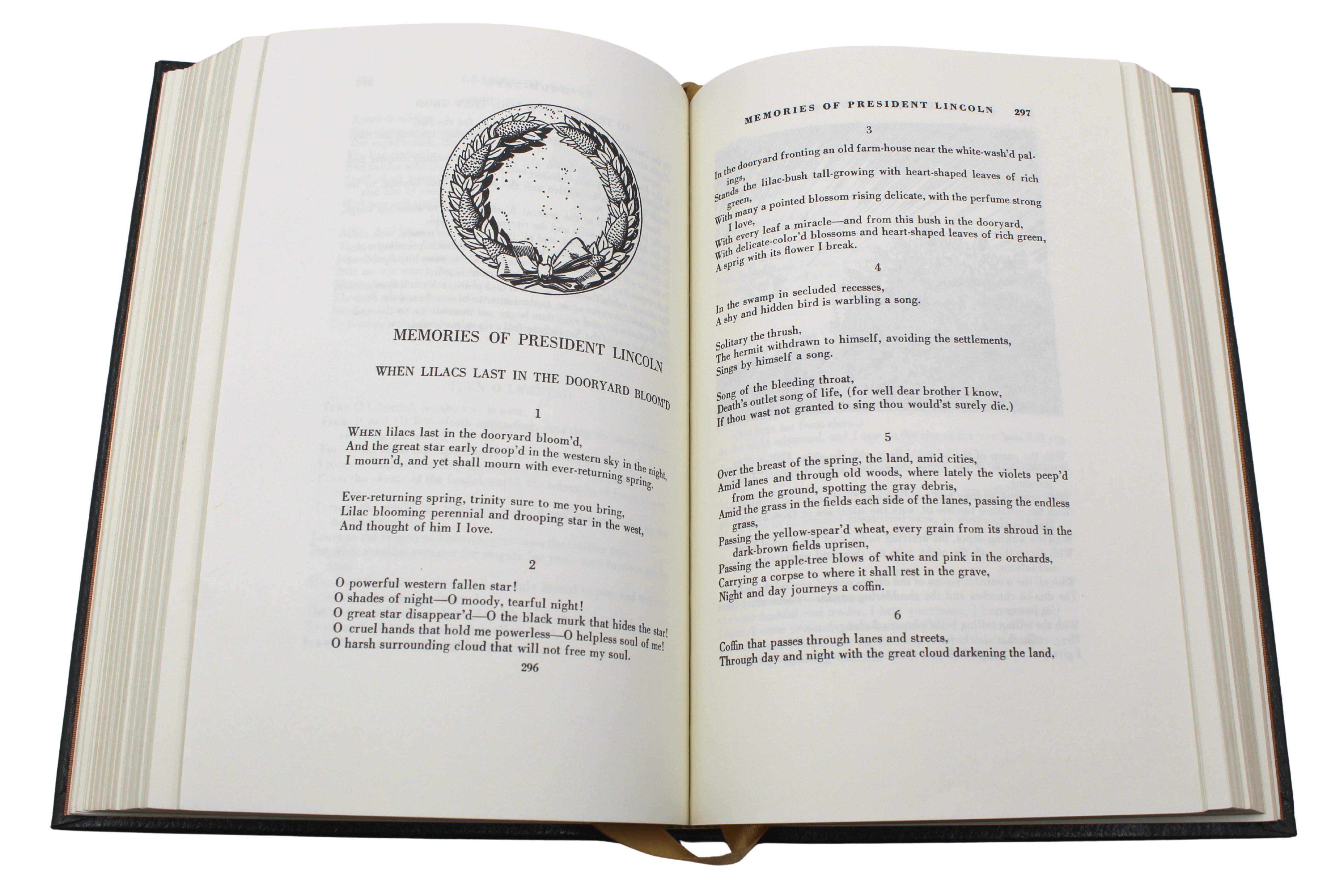 Las Hojas de Hierba de Walt Whitman, Ilustrado por Rockwell Kent, Easton Press en venta 5