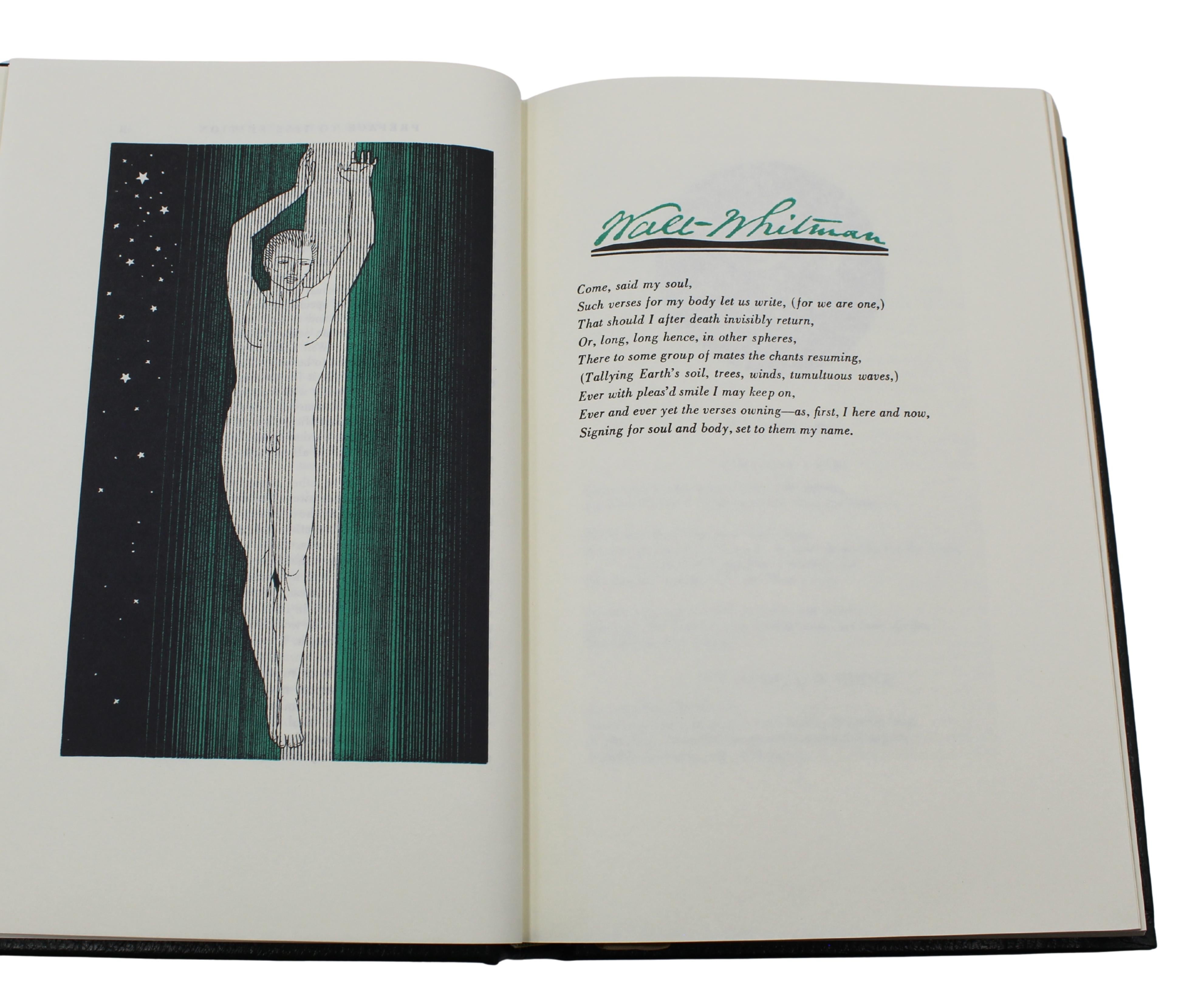 Las Hojas de Hierba de Walt Whitman, Ilustrado por Rockwell Kent, Easton Press en venta 1