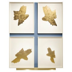 "THE LEAVES THAT ARE BIRDS II" Contemporary Large Cabinet by Luísa Peixoto