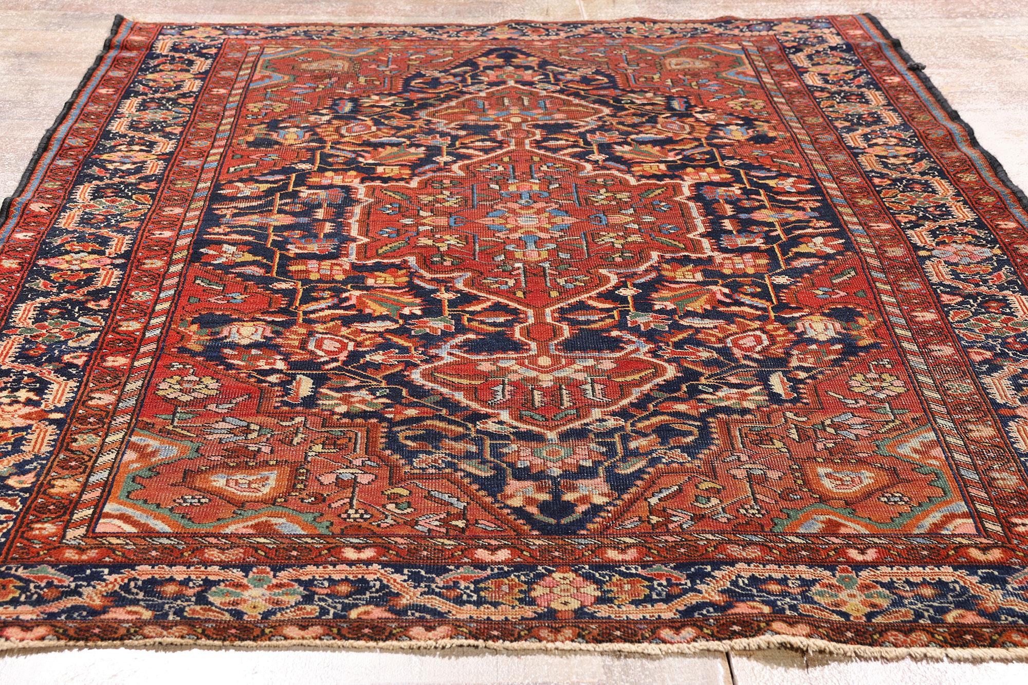 Lana The Legacy of Tabriz: Late 19th Century Persian Rug of Timeless Grandeur in vendita