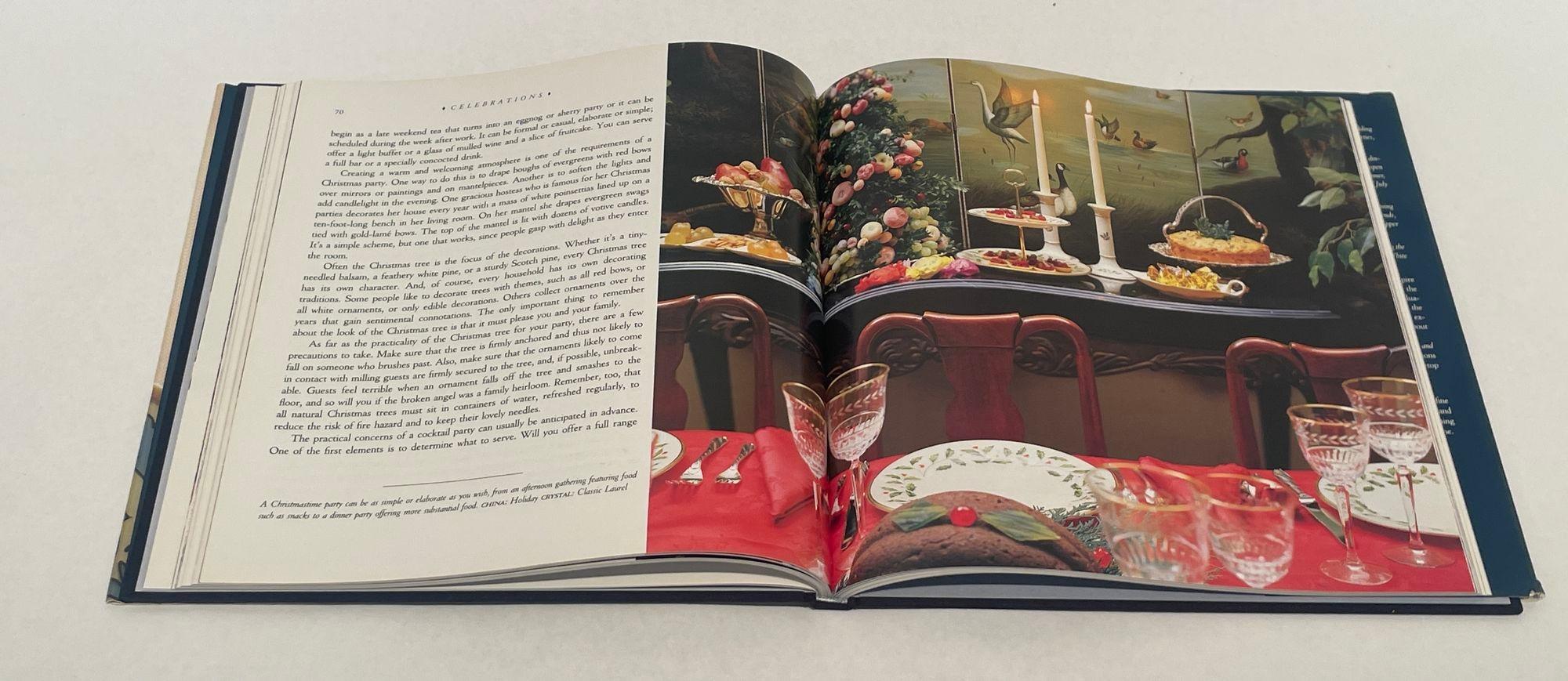 The Lenox Book of Home Entertaining & Etiquette Hardcover Elizabeth K. Lawrence For Sale 3