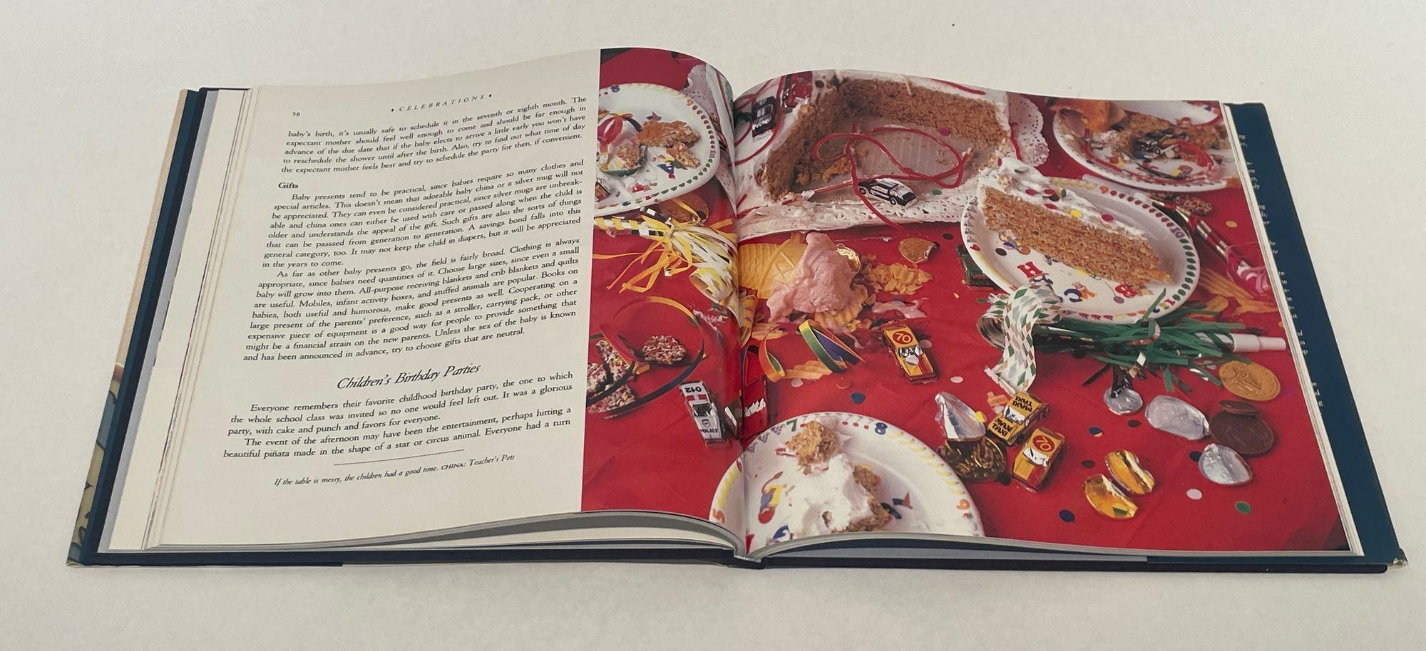 The Lenox Book of Home Entertaining & Etiquette Hardcover Elizabeth K. Lawrence For Sale 2