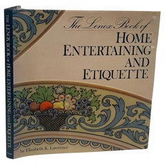 The Lenox Book of Home Entertaining & Etiquette Hardcover Elizabeth K. Lawrence