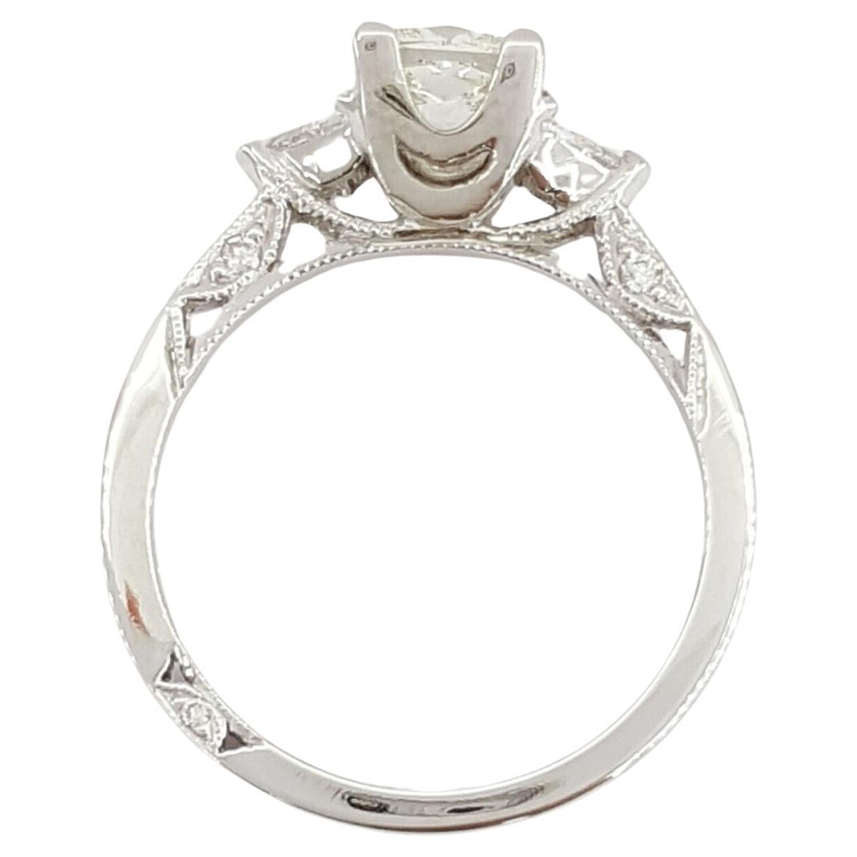 Contemporary The Leo Diamond Princess Diamond Engagement Ring  For Sale
