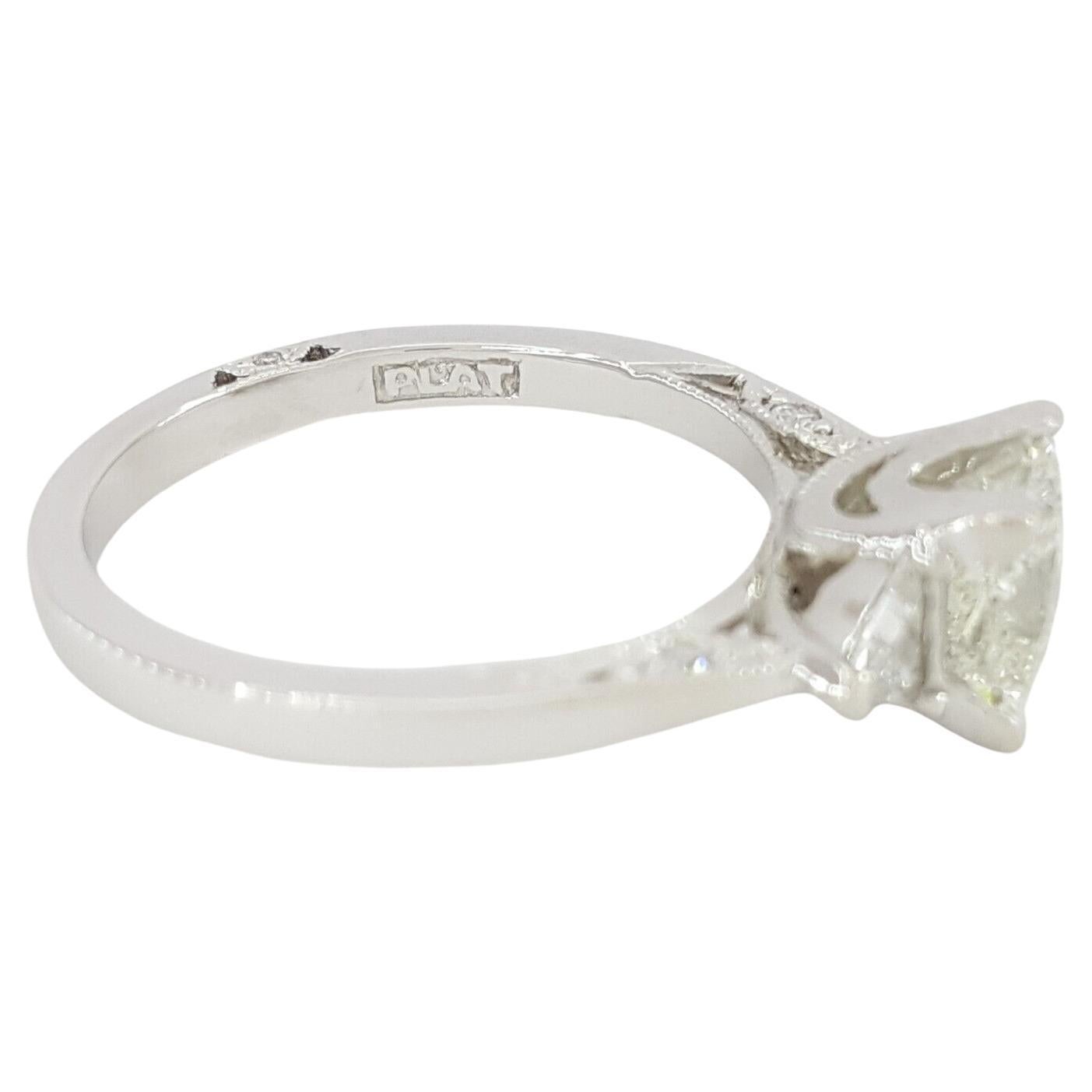 Princess Cut The Leo Diamond Princess Diamond Engagement Ring  For Sale