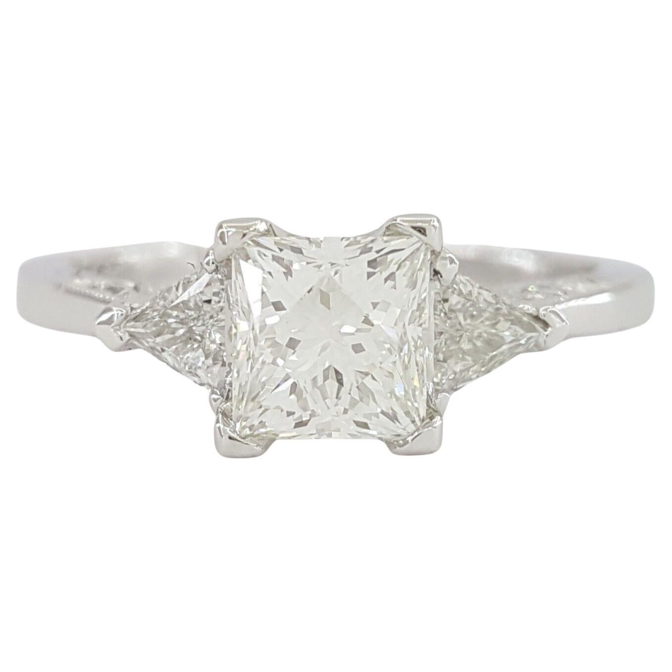 The Leo Diamond Princess Diamond Engagement Ring  For Sale