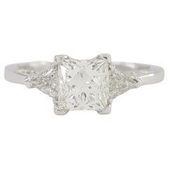 Used The Leo Diamond Princess Diamond Engagement Ring 