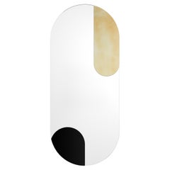 Leonard Mirror with Black and Gold Hand-Crafted Wall Mirror