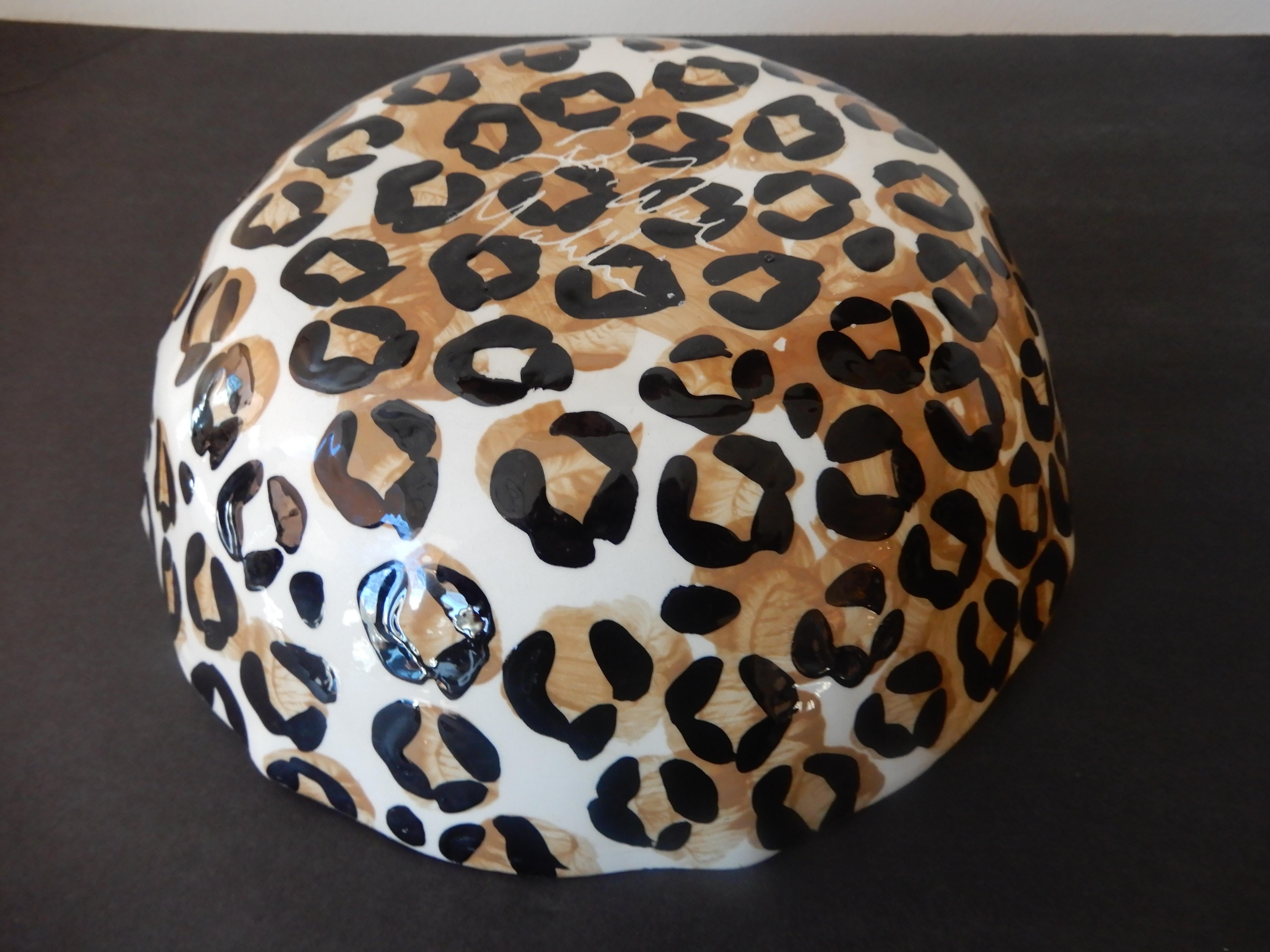 leopard print mixing bowls