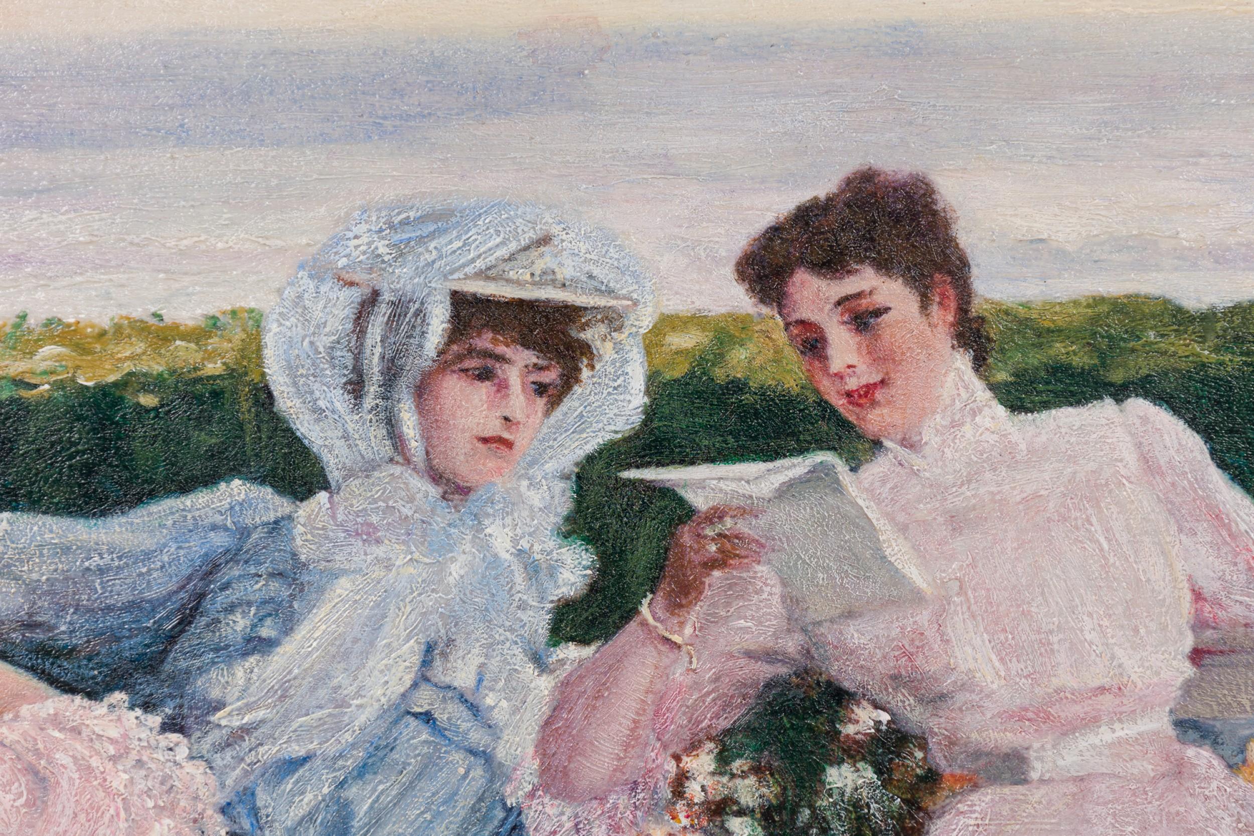 Victorien La lettre avec les femmes victoriennes en vente