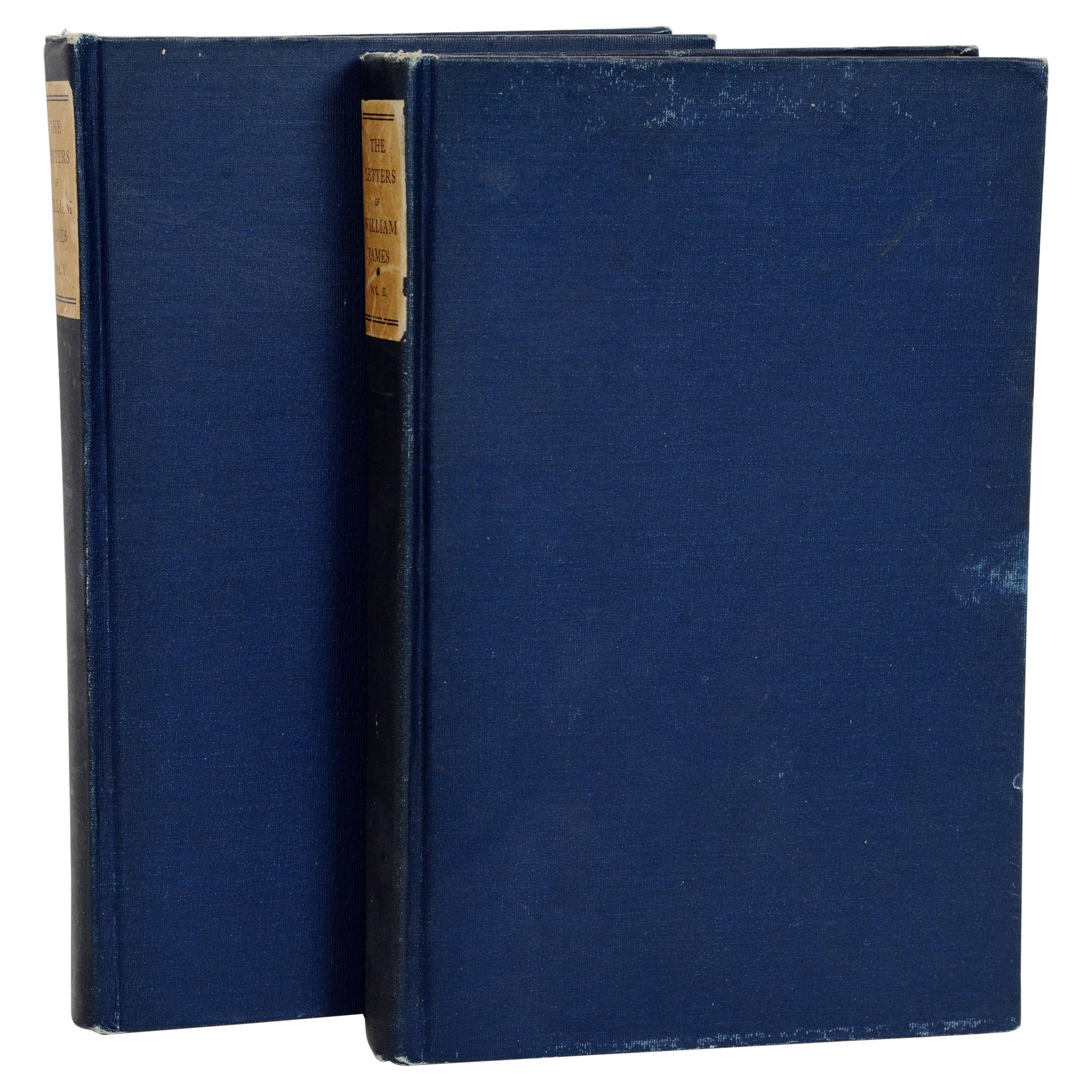 The Letters of William James, 2 Volumes Edited by His Son Henry James circa 1920