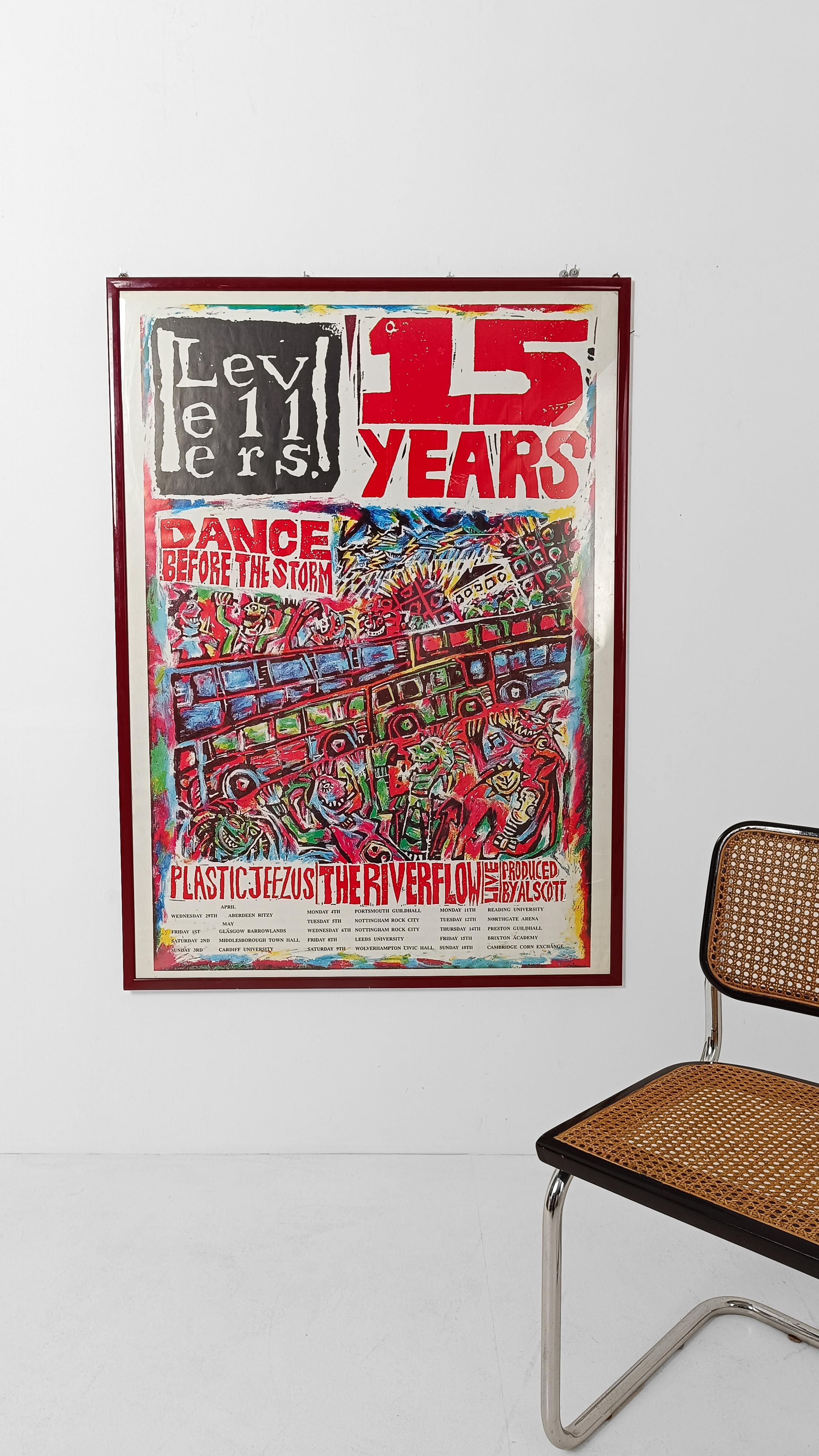 The Levellers billboard promo poster 'Dance Before the Storm