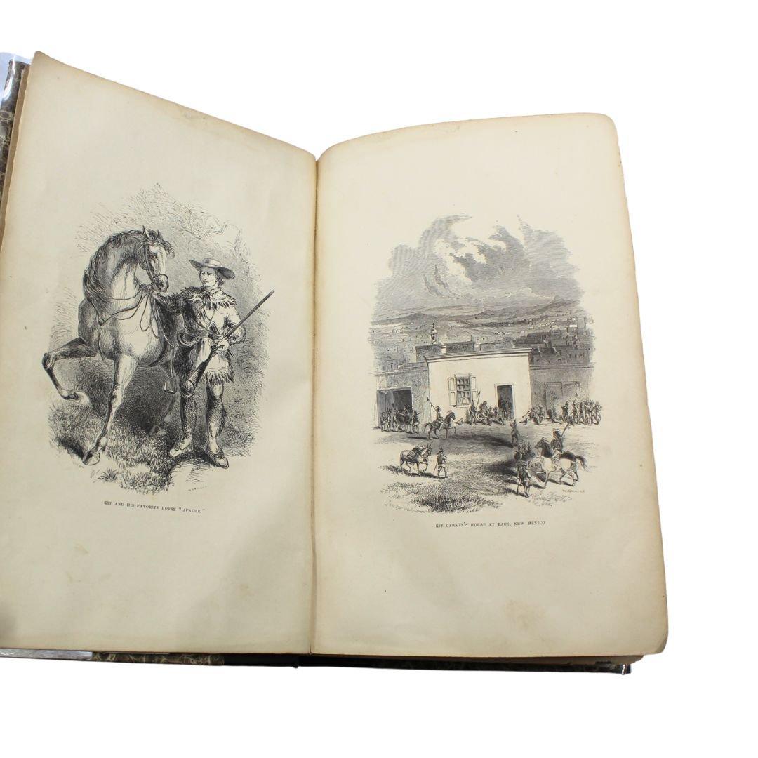 The Life and Adventures of Kit Carson by Dewitt C. Peters, First Edition, 1859 In Good Condition In Colorado Springs, CO