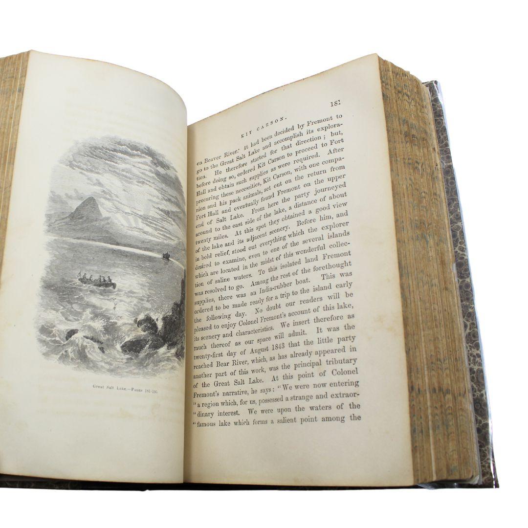 The Life and Adventures of Kit Carson by Dewitt C. Peters, First Edition, 1859 1