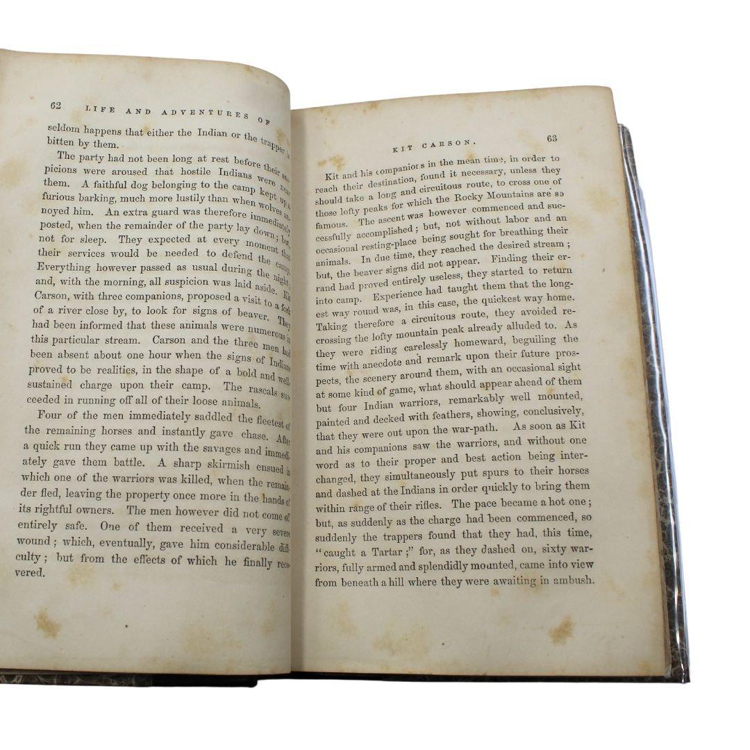 The Life and Adventures of Kit Carson by Dewitt C. Peters, First Edition, 1859 2