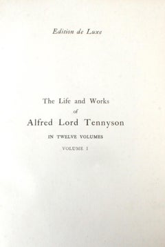 The Life and Works of Alfred Lord Tennyson in Twelve Volumes, Limited Ed., 1898