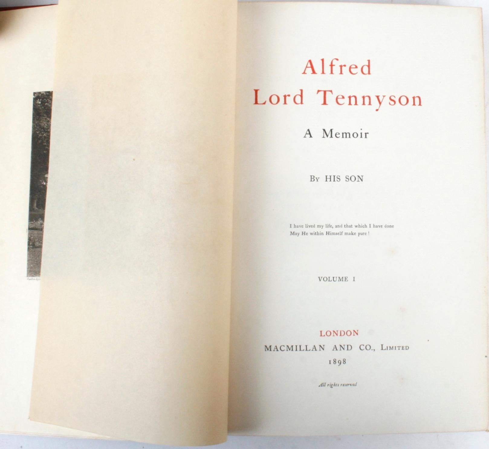 lord alfred tennyson works
