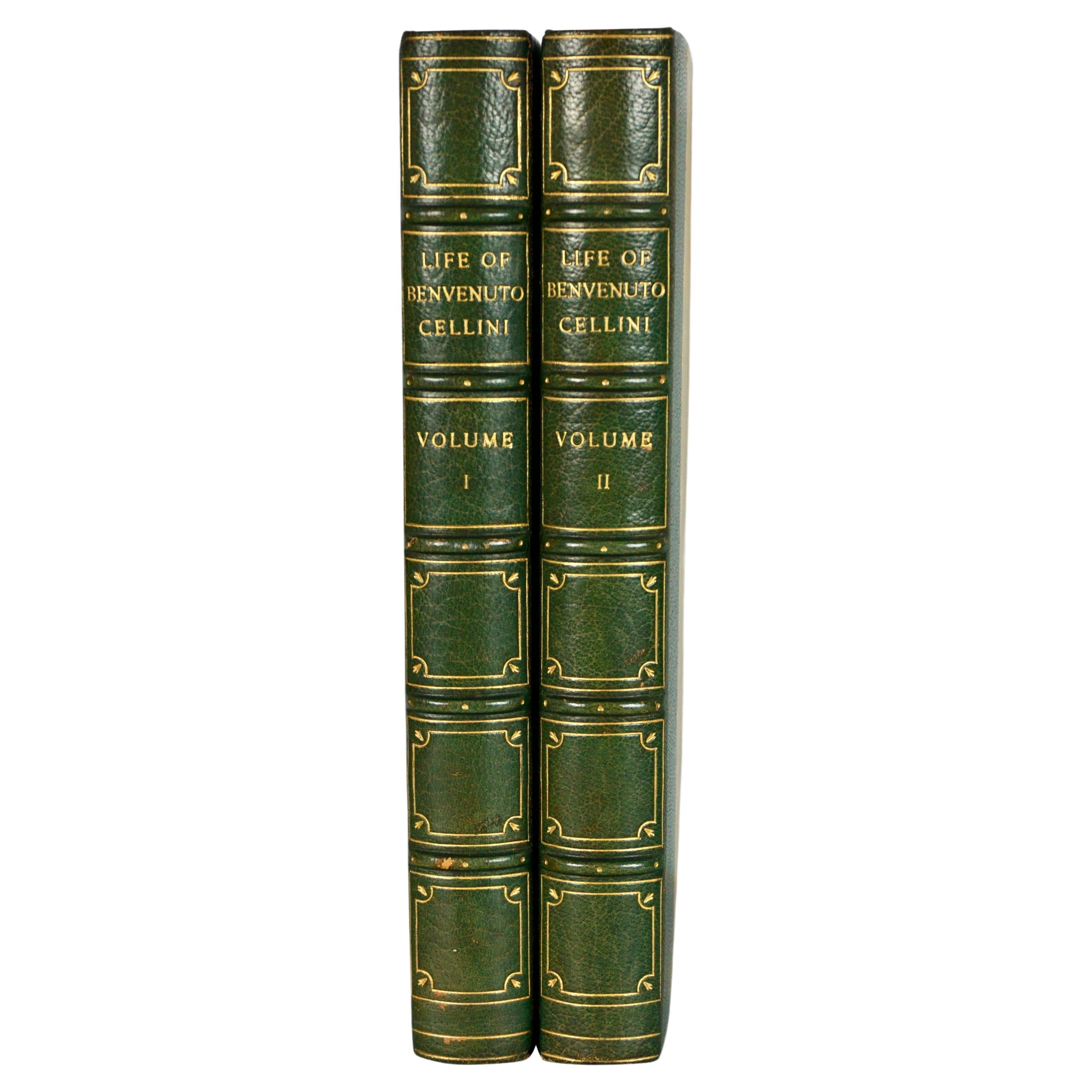 The Life of Benvenuto Cellini in 2 volumes. Published: 1906 by Brentanos. For Sale