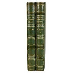 Antique The Life of Benvenuto Cellini in 2 volumes. Published: 1906 by Brentanos.