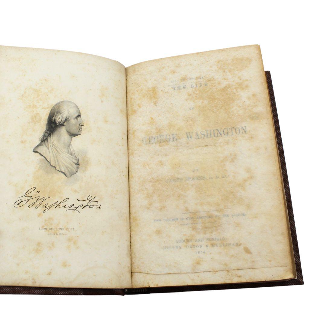 La vida de George Washington por Jared Sparks, Impresión posterior, 1854 Estadounidense en venta