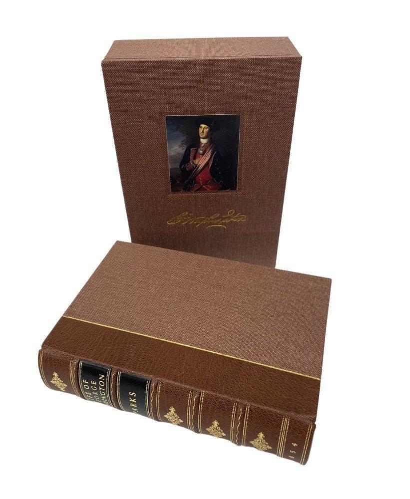 La vida de George Washington por Jared Sparks, Impresión posterior, 1854 Cuero en venta