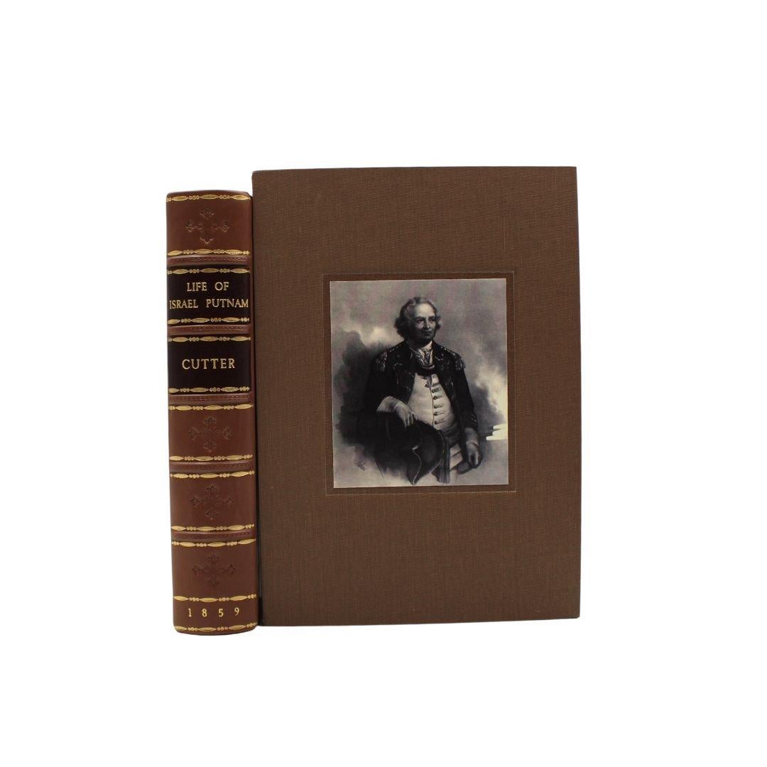 Cutter, William. Das Leben von Israel Putnam, Generalmajor in der Armee der Amerikanischen Revolution, zusammengestellt nach den besten Quellen. New York: Derby & Jackson, 1859. Späterer Druck. Octavo. Illustriert mit gestochenem Frontispiz und