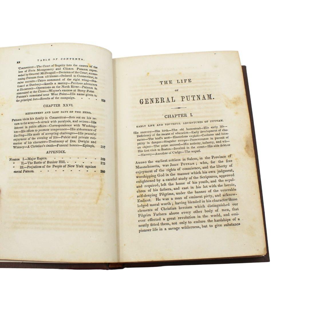 Das Leben von Israel Putnam von William Cutter, 1859 im Angebot 2
