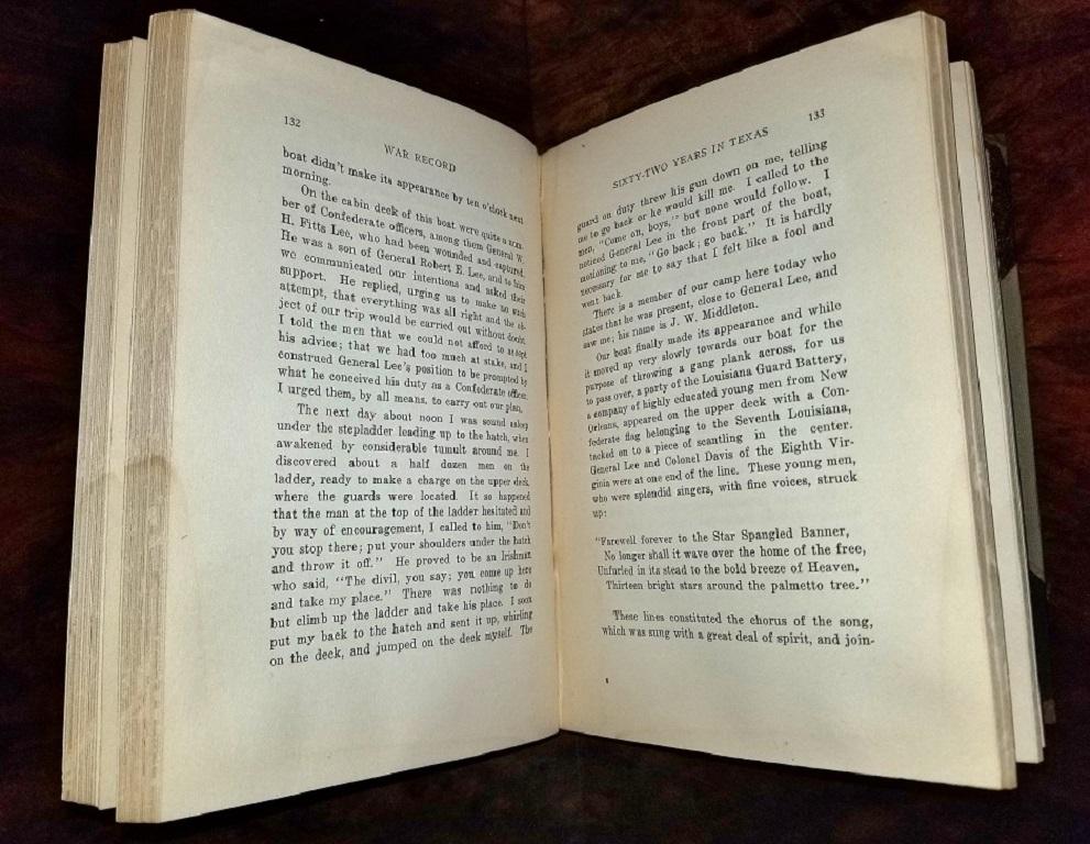 The Life Record of HW Graber Texas Ranger Dedicated First Edition In Fair Condition For Sale In Dallas, TX