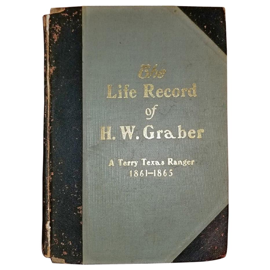 The Life Record of HW Graber Texas Ranger Dedicated First Edition For Sale