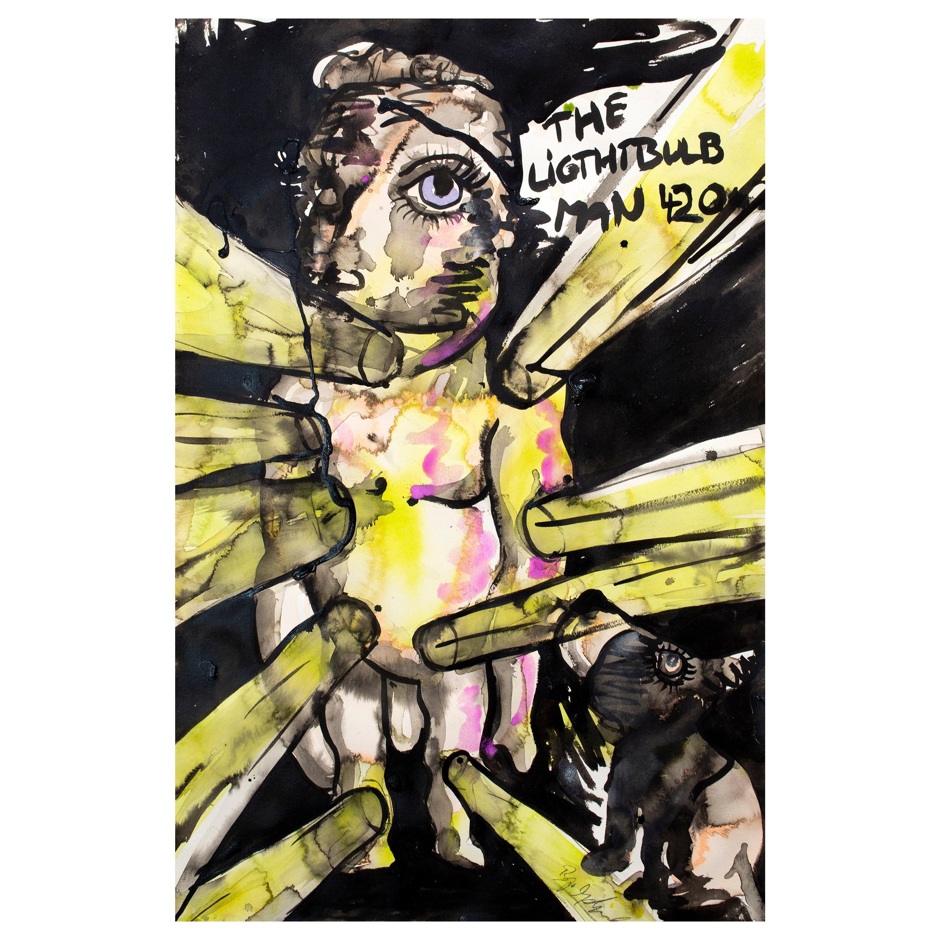 The Light Bulb Man by Bjarne Melgaard