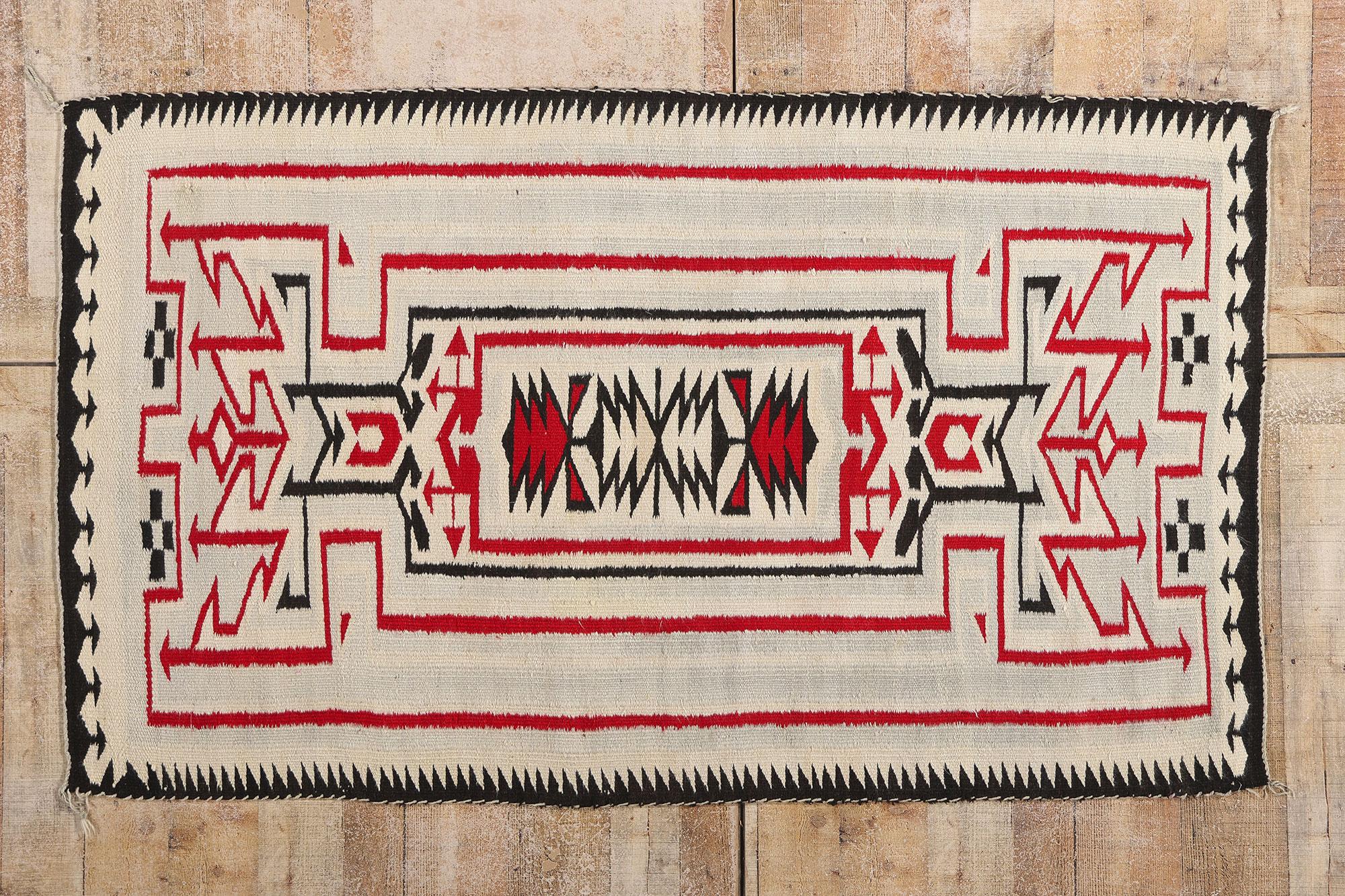 The Lightning Path: A Rare Early 20th-Century Crystal Weaving of Ancestral Power For Sale 2