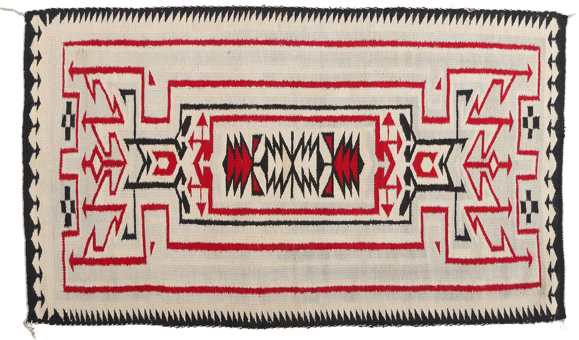 The Lightning Path: A Rare Early 20th-Century Crystal Weaving of Ancestral Power For Sale 3