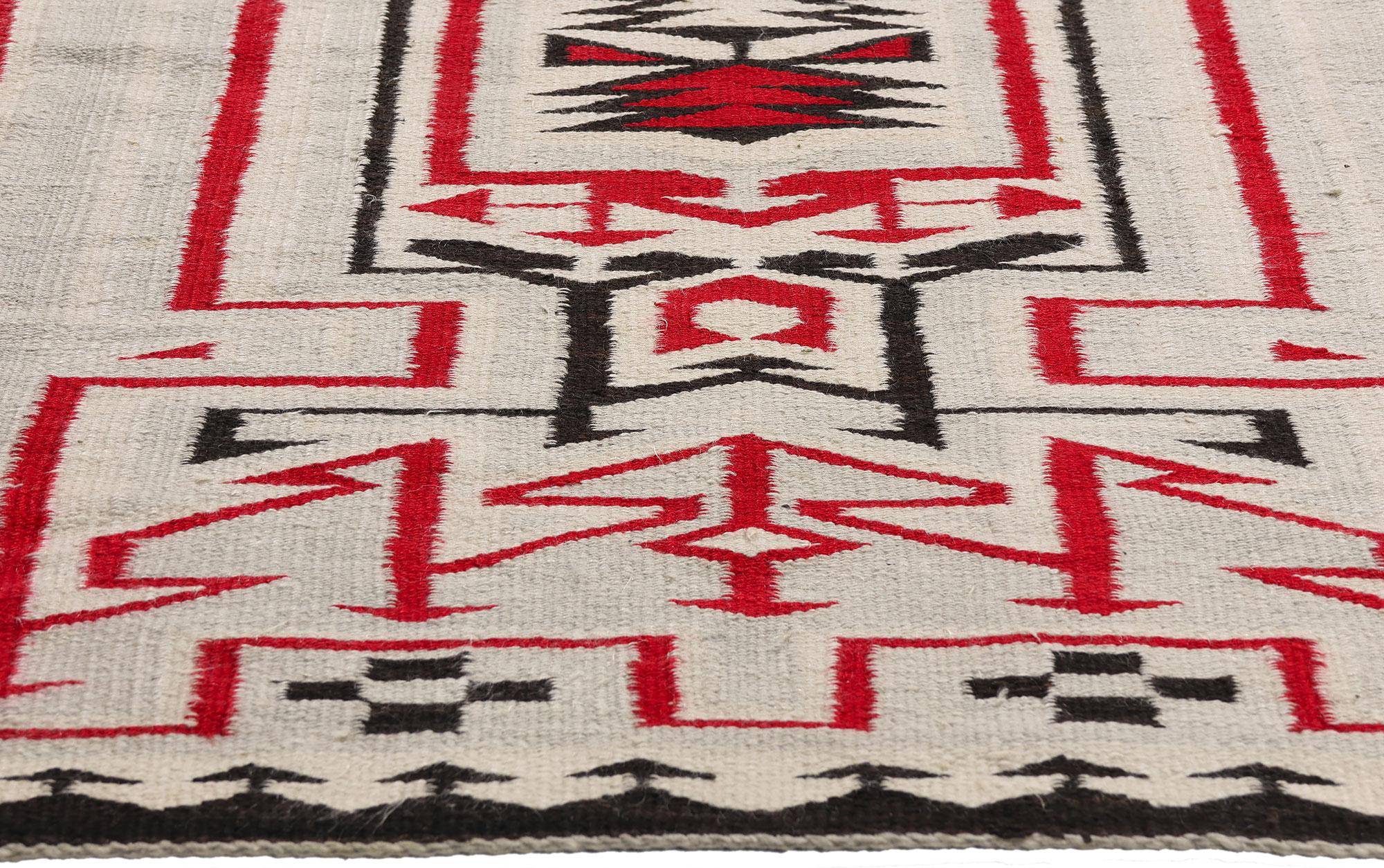 The Lightning Path: A Rare Early 20th-Century Crystal Weaving of Ancestral Power In Good Condition For Sale In Dallas, TX