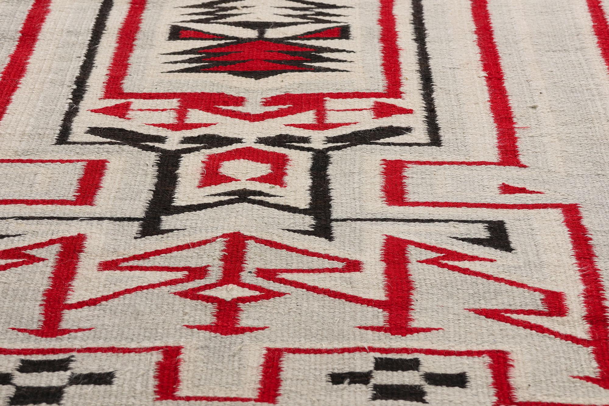 20th Century The Lightning Path: A Rare Early 20th-Century Crystal Weaving of Ancestral Power For Sale
