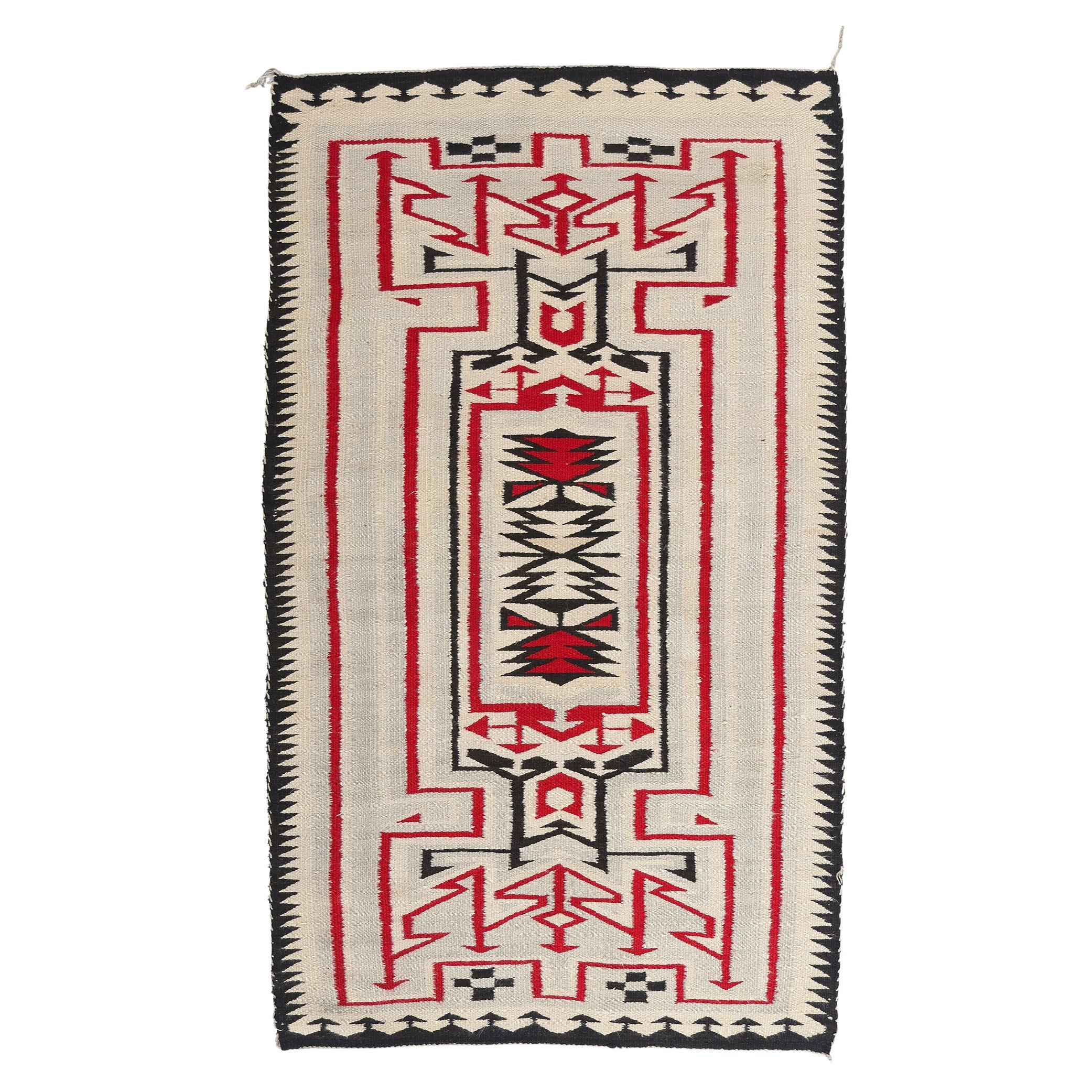 The Lightning Path: A Rare Early 20th-Century Crystal Weaving of Ancestral Power For Sale