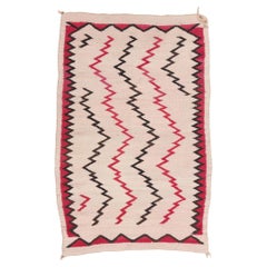 Antique The Lightning Path: An Early 20th Century Dazzler Textile of Sacred Rhythm