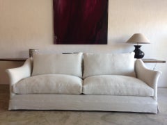 The Lily, Bespoke Handmade Belgian Linen Sofa
