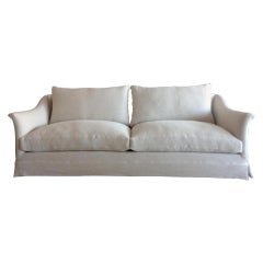 The Lily, Bespoke Handmade Belgian Linen Sofa