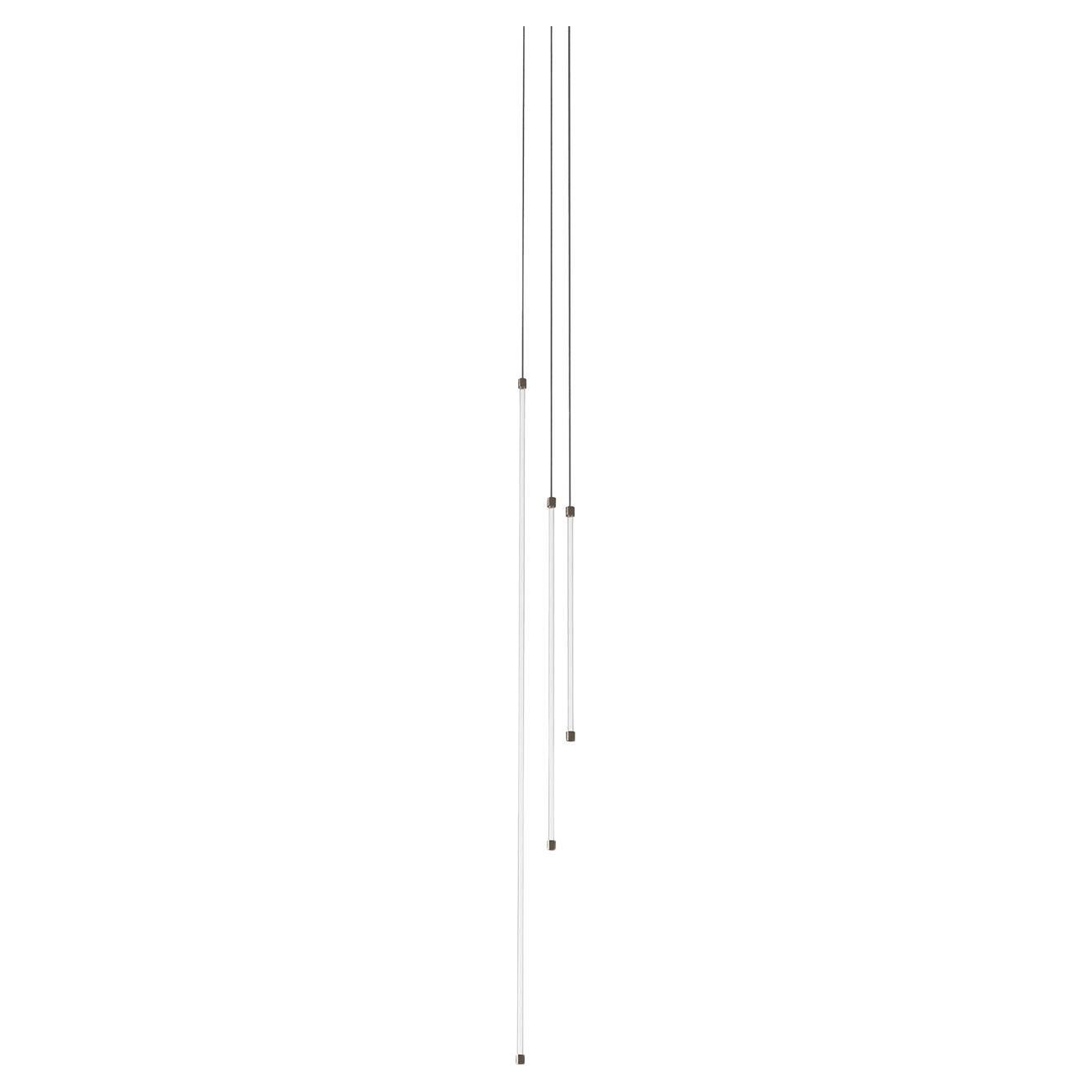 The Line 3 Glass Chandelier by Stillux