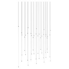 The Line 4 Glass Chandelier by Stillux