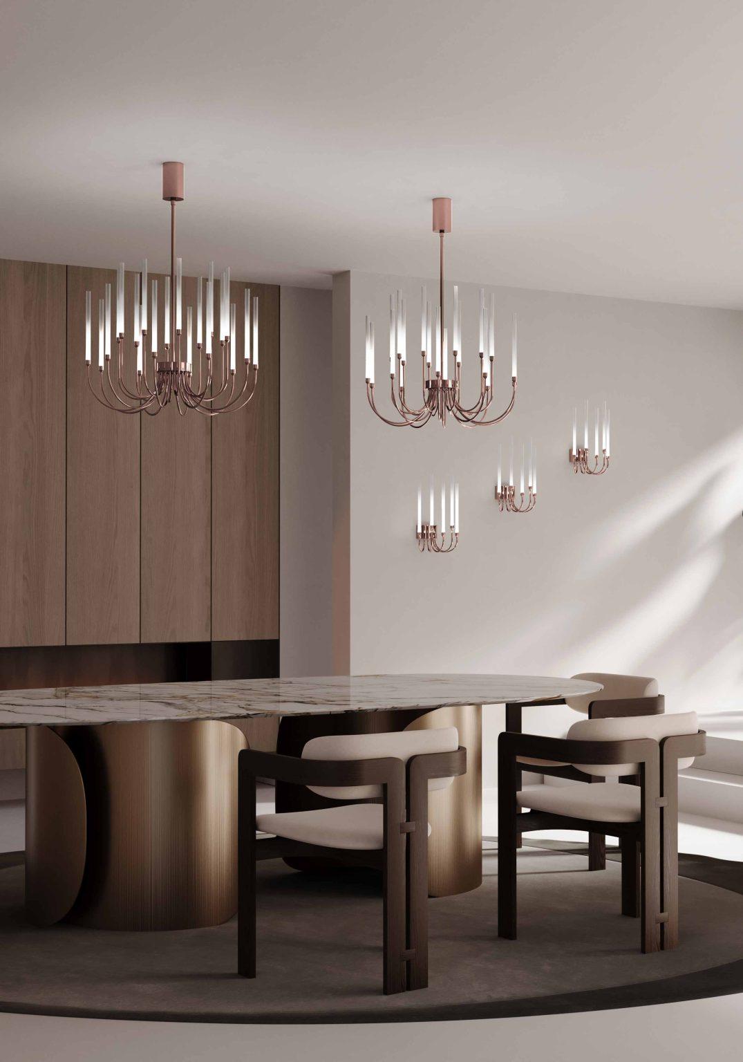 Italiano Lampada da soffitto The Line, 21500, di Stillux Illuminazione in vendita