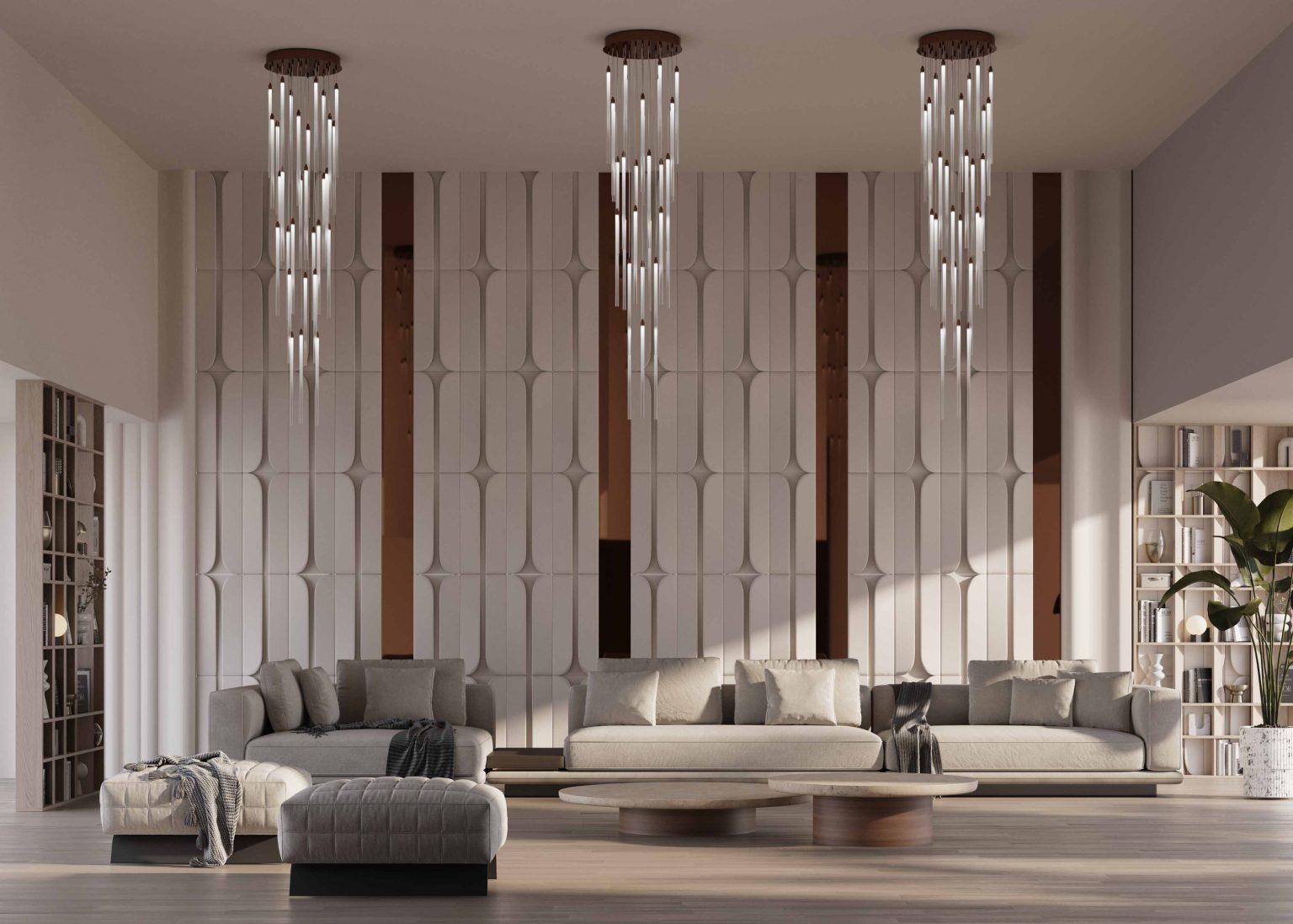 Italiano Lampada da soffitto The Line, 21508, di Stillux Illuminazione in vendita