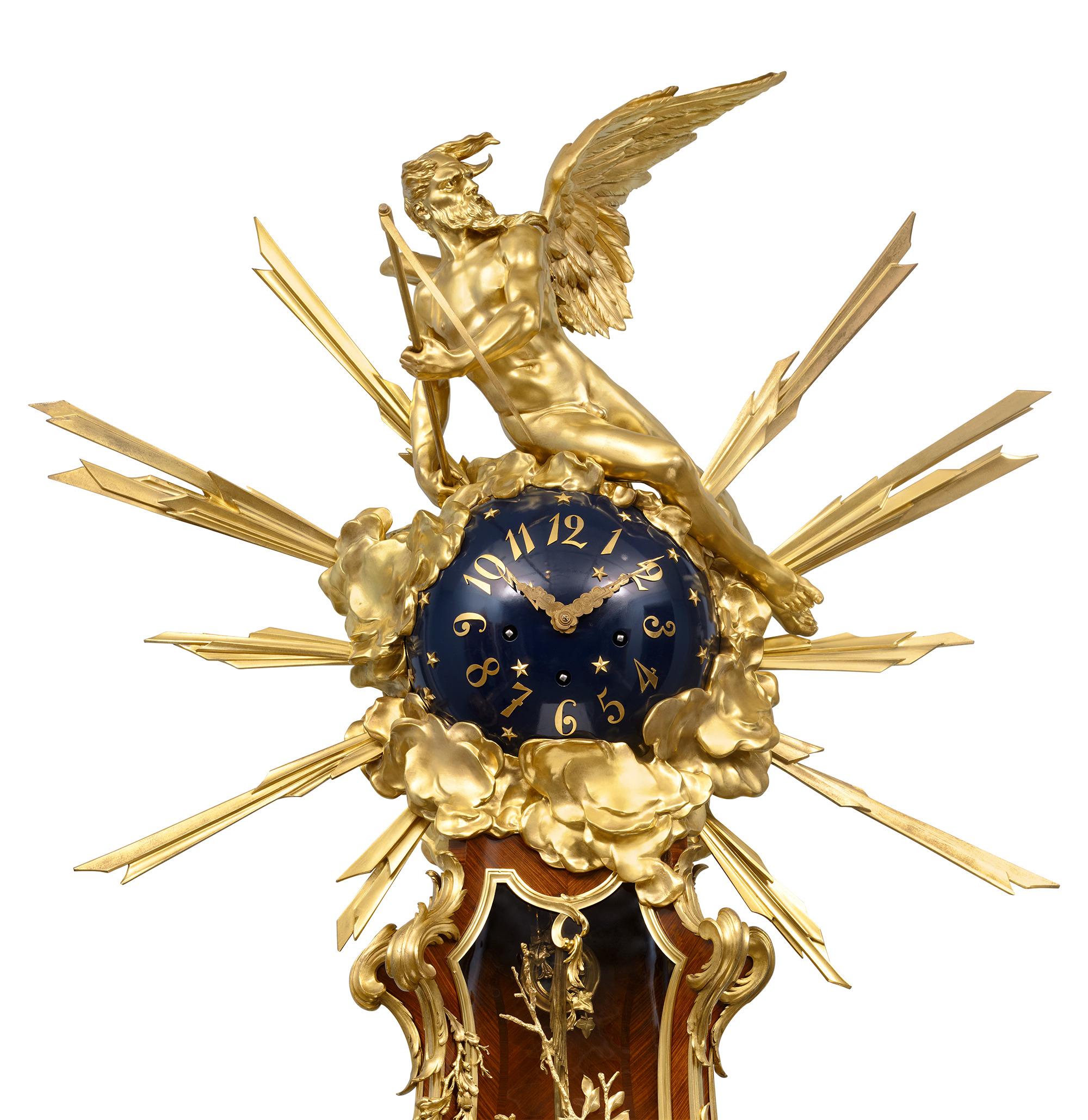 Die Linke Grand Regulator Weltausstellung Uhr (Art nouveau) im Angebot