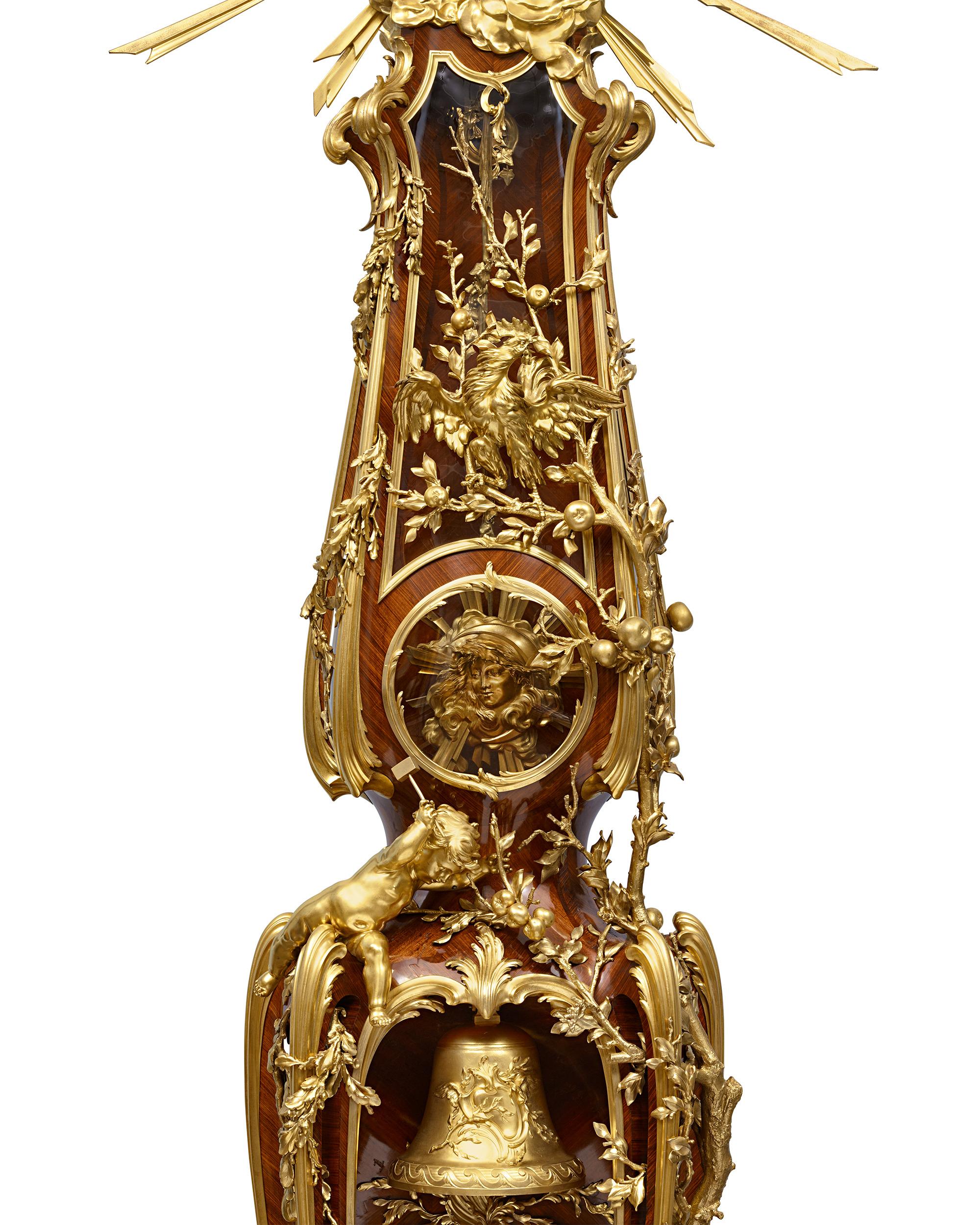 Die Linke Grand Regulator Weltausstellung Uhr (Französisch) im Angebot