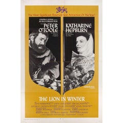 'The Lion in Winter' 1968 U.S. One Sheet Film Poster
